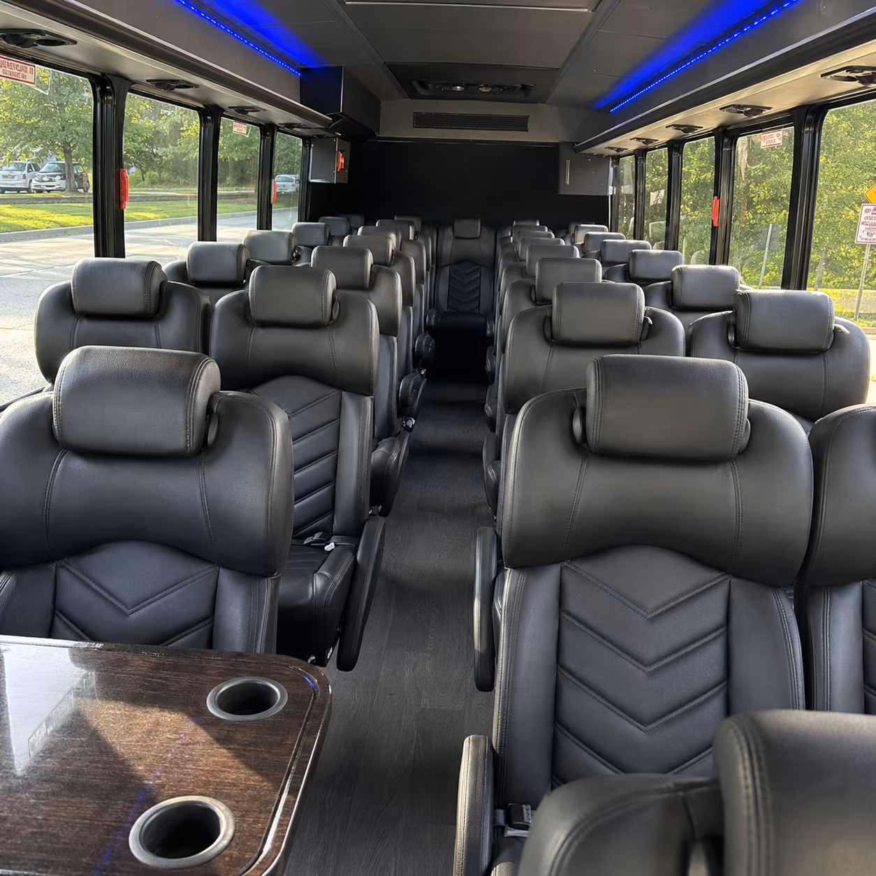 25 passenger minibus inside