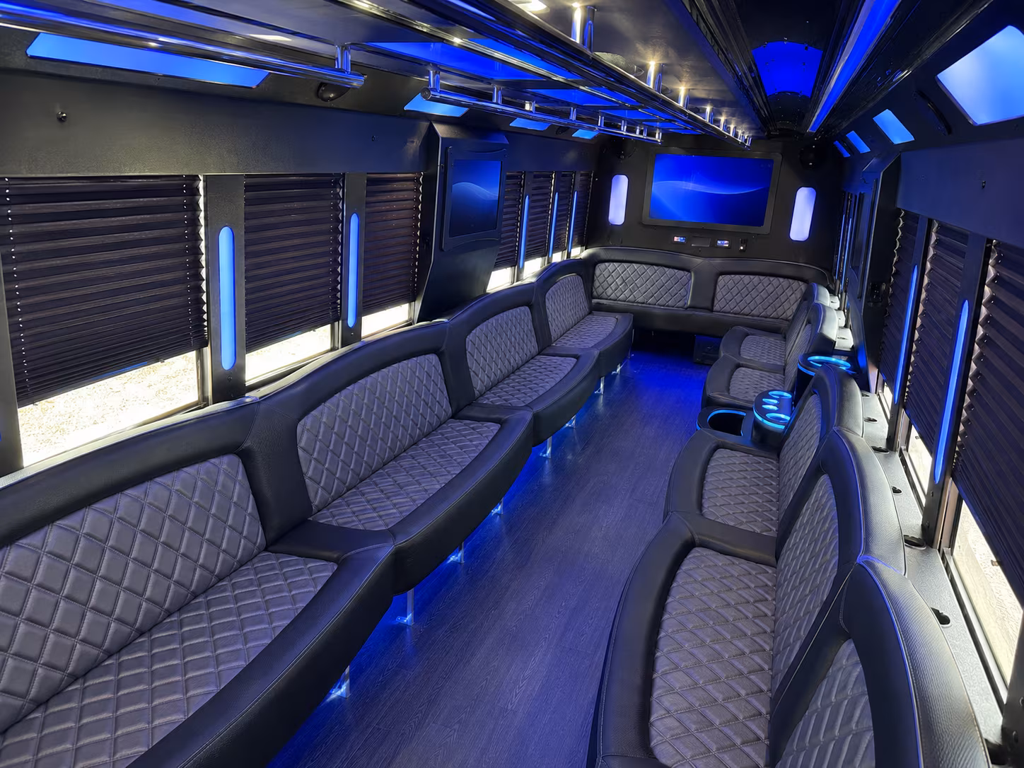 lansing charter bus interior 2