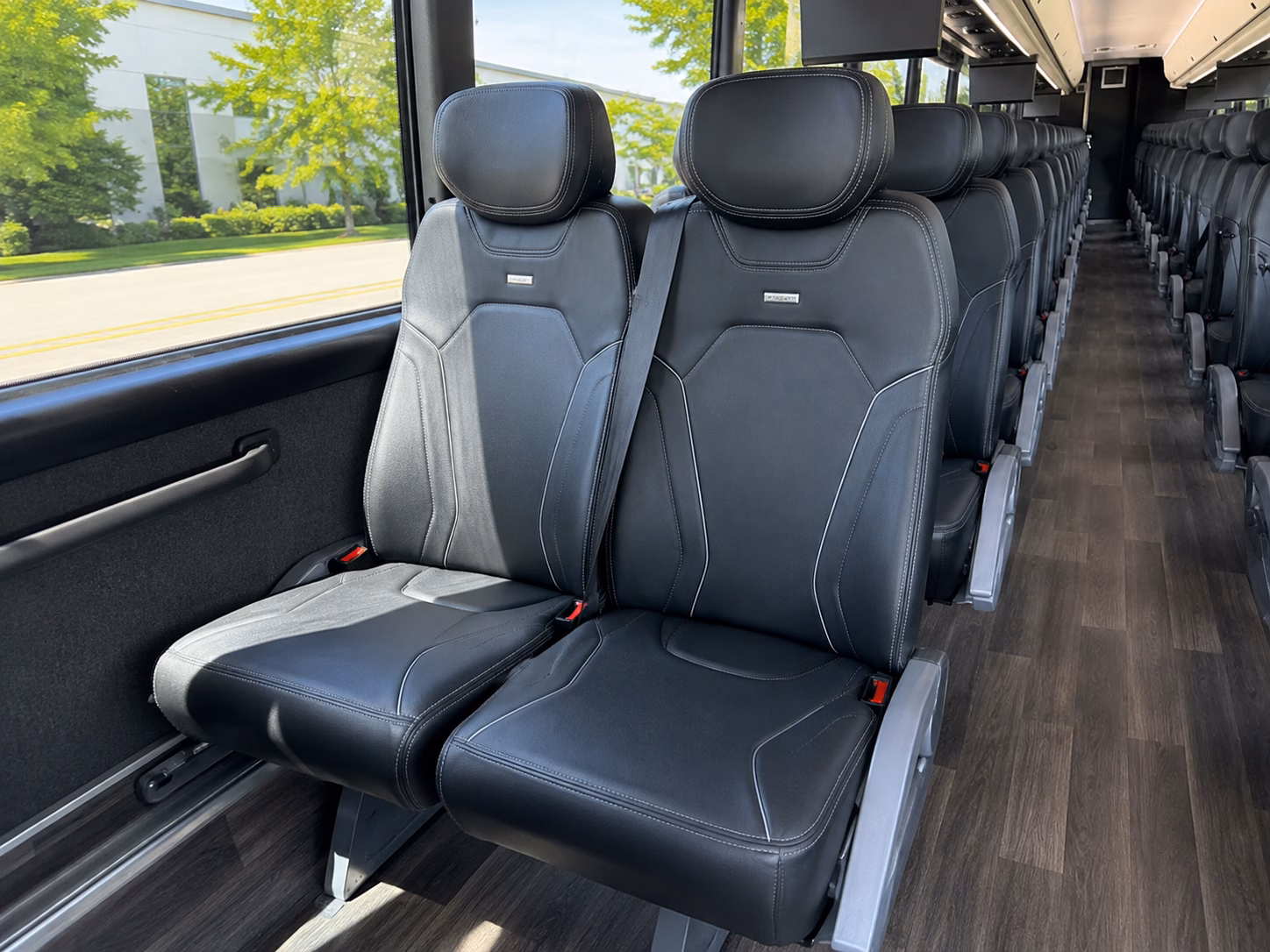 lansing charter bus interior gallery