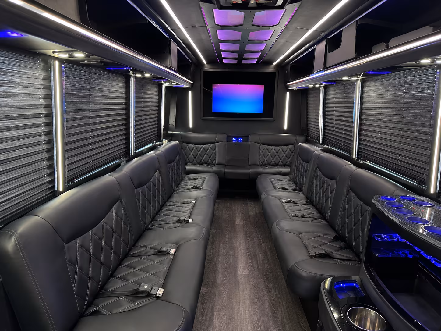 prom party buses for east lansing high school and msu area groups